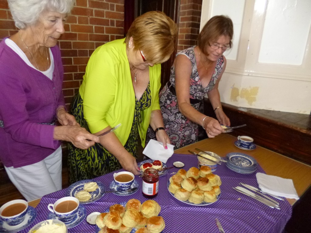 Scones, jam, cream..... (and cups of tea)