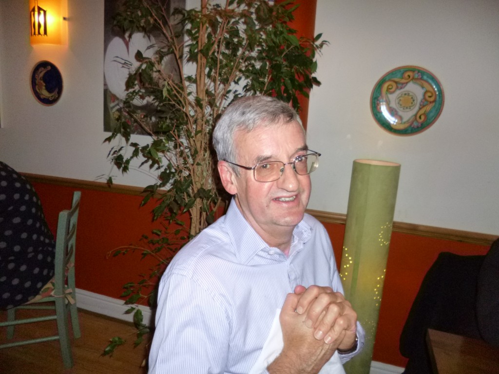 One of the organisers - praying we will be nice to them or that we will enjoy it??!!