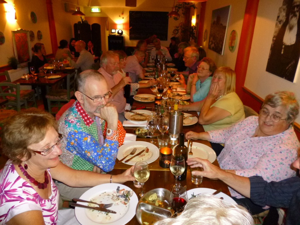 Meal at the restaurant