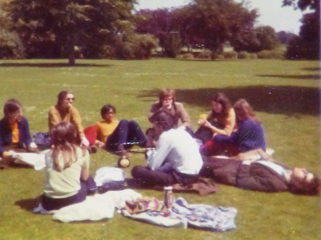 Warwick Park, June 1971, after first year exams.