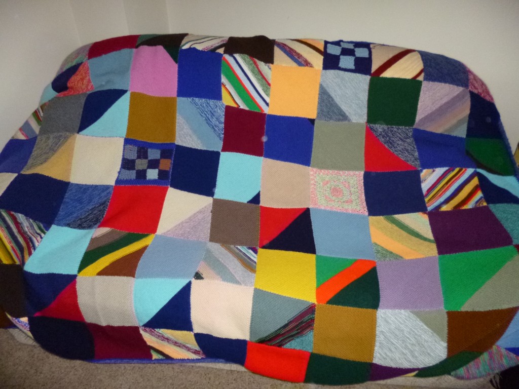 Completed blanket