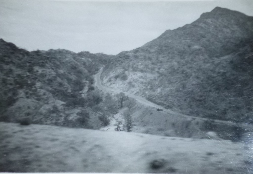 Near Keren - the "road block"