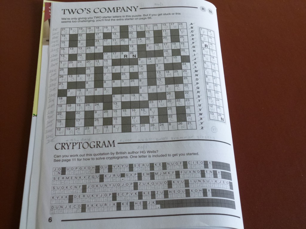Codeword and cryptogram