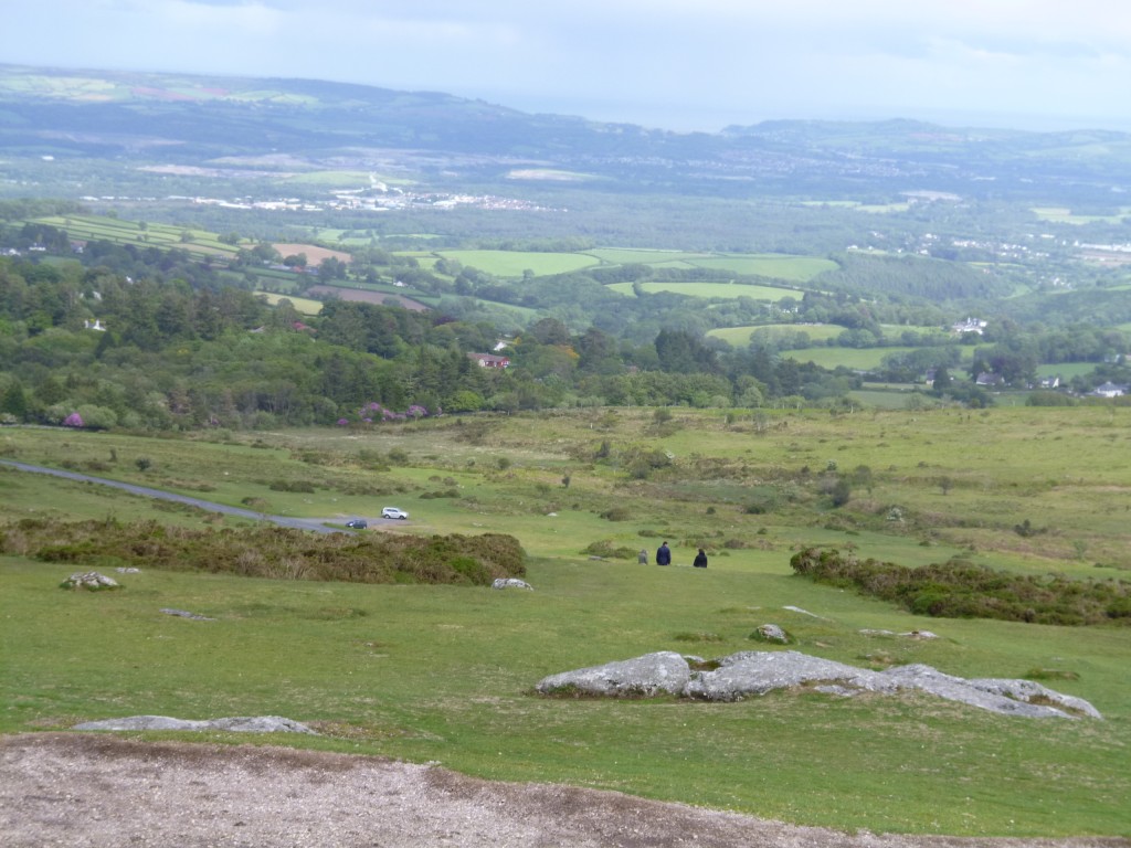......and was able to get a view from the top even though it was very windy and raining a bit.