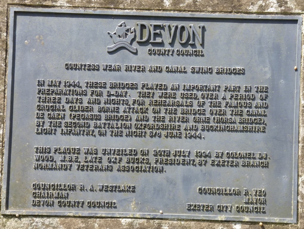 The plaque.