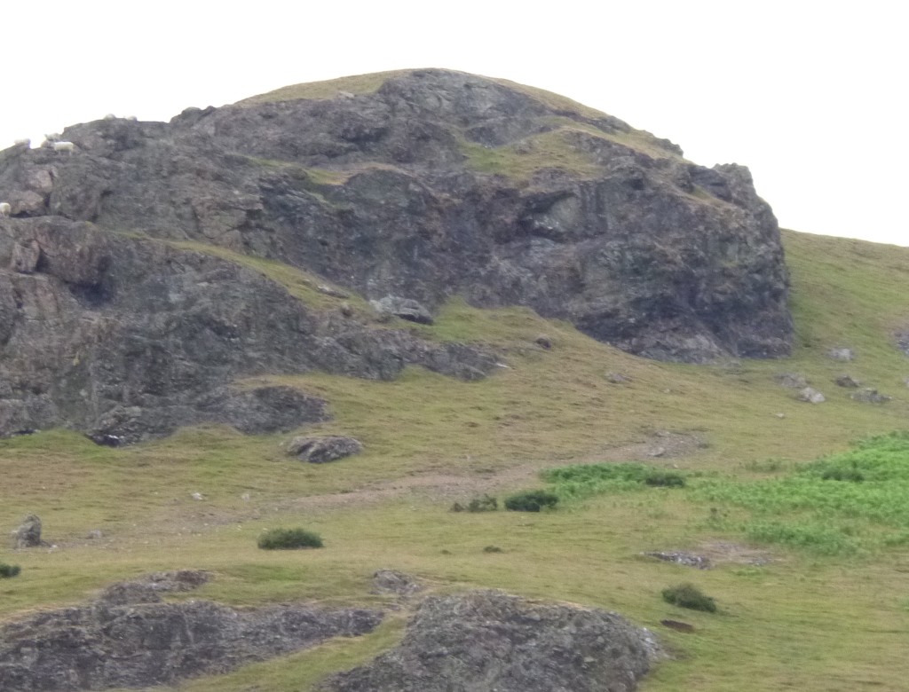 .....round the hill....