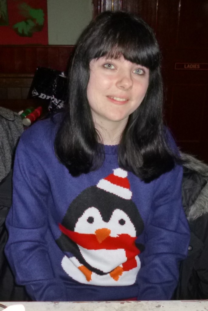 .....her Christmas jumper.....
