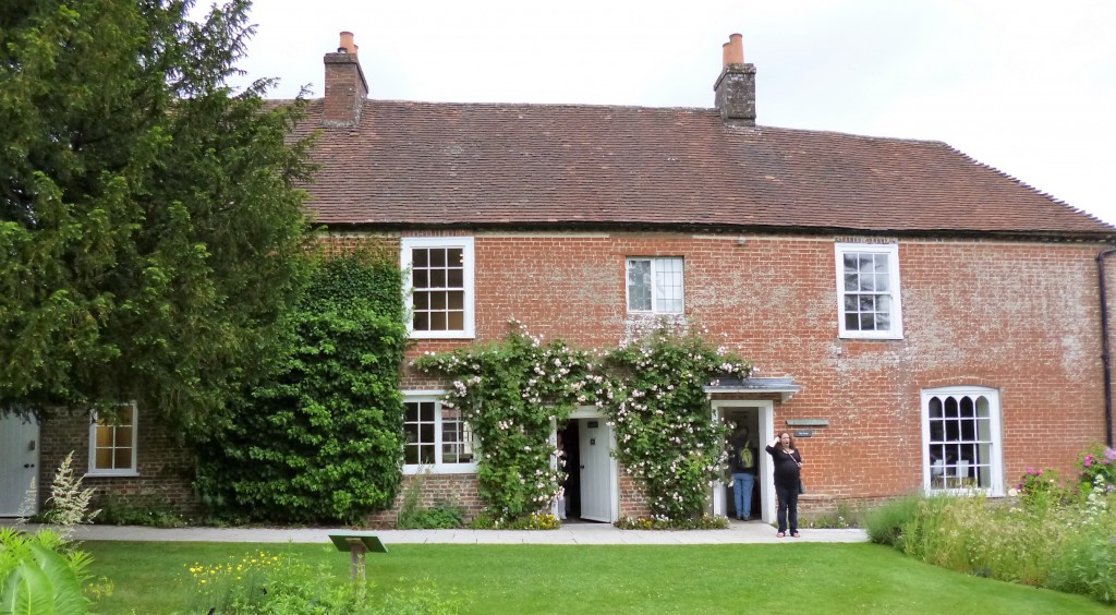 Chawton Cottage from the garden