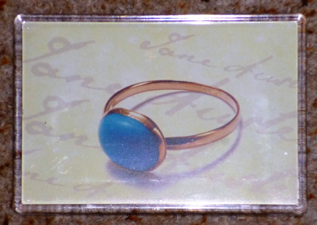Jane Austen's ring (fridge magnet)