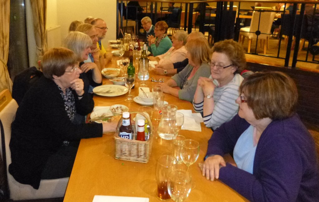 Dinner on Friday evening