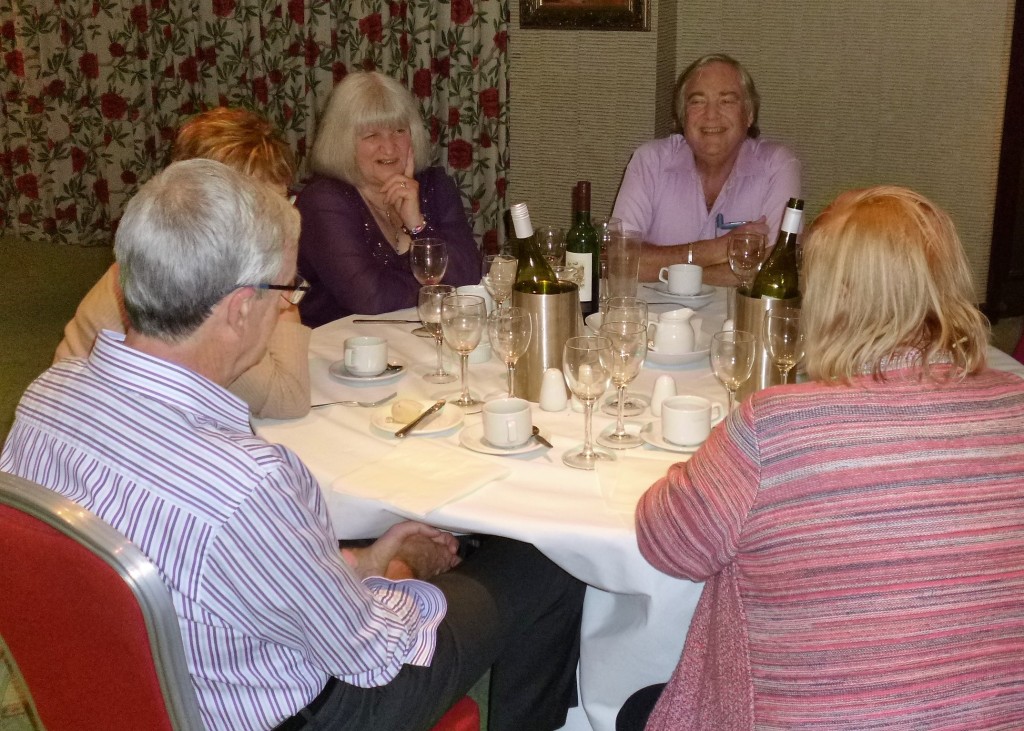 Table at dinner.....