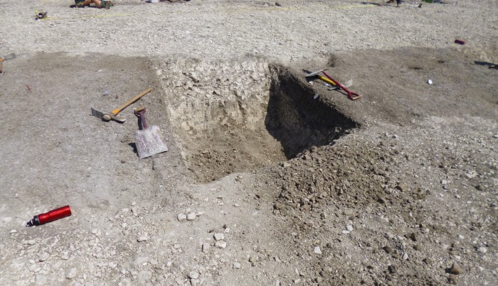 Investigating part of the ditch