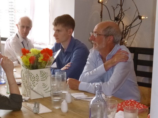 Left to right: Brian, Phil and Malcolm