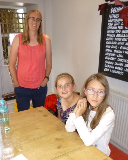 Catherine, Isla and Sofia